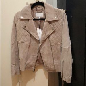 NWT BCBGeneration Moto jacket in blush